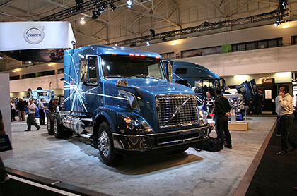 Экспозиция Volvo на выставке Truck World 2016