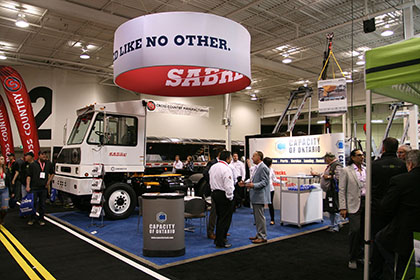 Capacity of Ontario booth at Truck World 2016